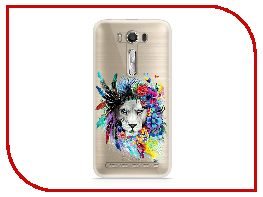 фото Аксессуар Чехол Asus ZenFone 2 ZE500KL Laser 5.0 With Love. Moscow Silicone Lion 3 5820