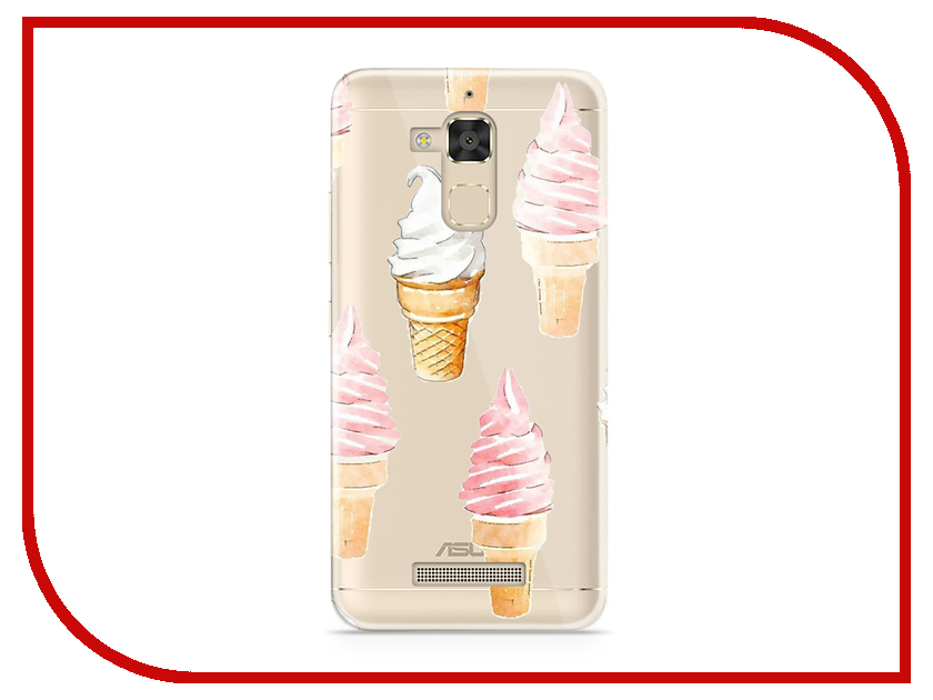 фото Аксессуар Чехол Asus ZenFone 3 Max ZC520TL With Love. Moscow Silicone Ice Cream 5845