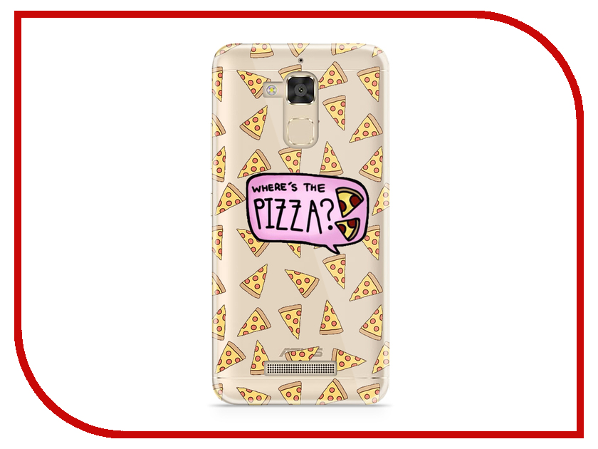 фото Аксессуар Чехол Asus ZenFone 3 Max ZC520TL With Love. Moscow Silicone Pizza 5852
