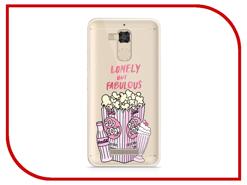 фото Аксессуар Чехол Asus ZenFone 3 Max ZC520TL With Love. Moscow Silicone Popcorn 5853