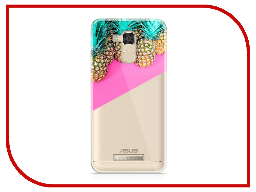 фото Аксессуар Чехол Asus ZenFone 3 Max ZC520TL With Love. Moscow Silicone Pineapples 2 5855
