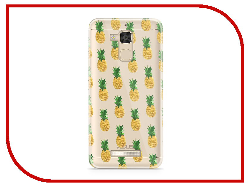 фото Аксессуар Чехол Asus ZenFone 3 Max ZC520TL With Love. Moscow Silicone Pineapples 5856