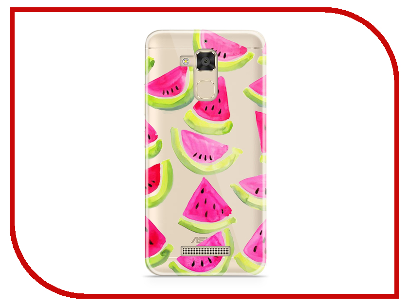 фото Аксессуар Чехол Asus ZenFone 3 Max ZC520TL With Love. Moscow Silicone Watermelon 3 5857