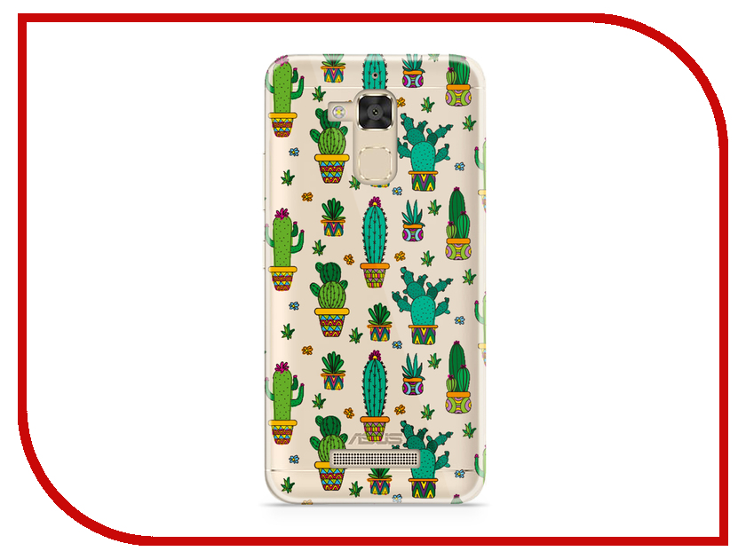 фото Аксессуар Чехол Asus ZenFone 3 Max ZC520TL With Love. Moscow Silicone Cactus 5868