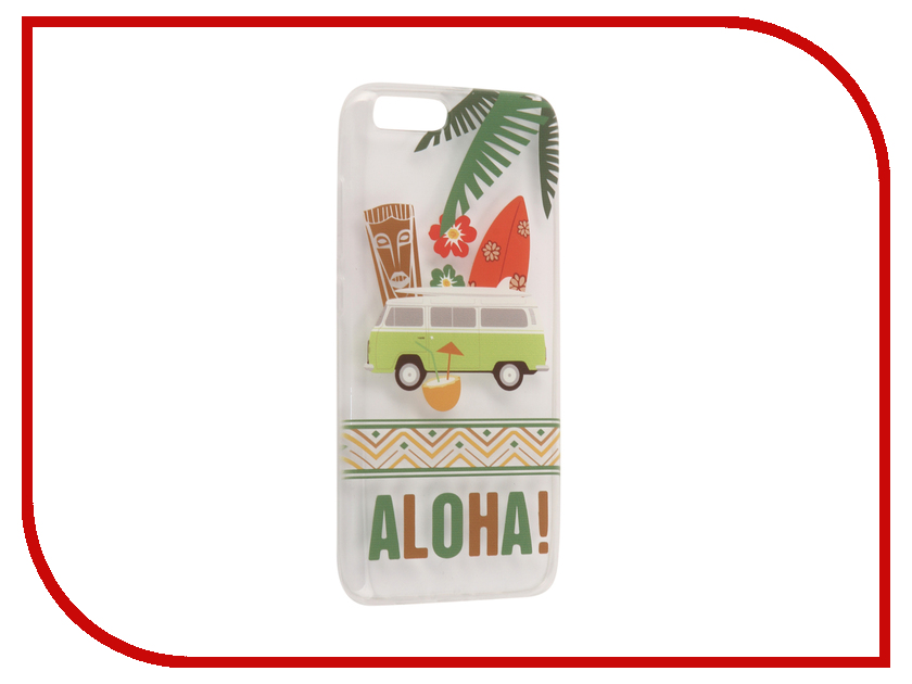 фото Аксессуар Чехол Xiaomi Mi6 With Love. Moscow Silicone Aloha 6008