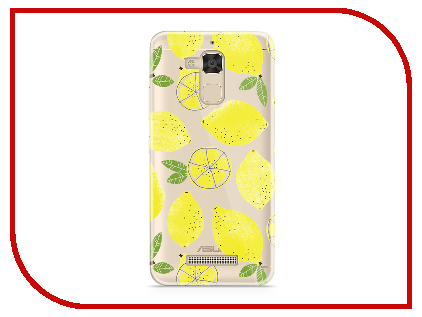 фото Аксессуар Чехол Asus ZenFone 3 Max ZC520TL With Love. Moscow Silicone Lemons 5877