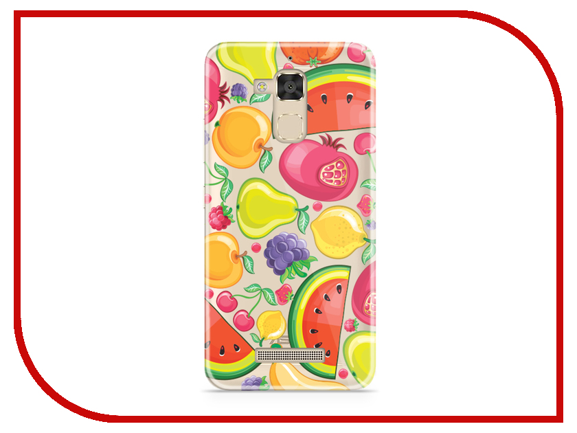 фото Аксессуар Чехол Asus ZenFone 3 Max ZC520TL With Love. Moscow Silicone Fruit 5890