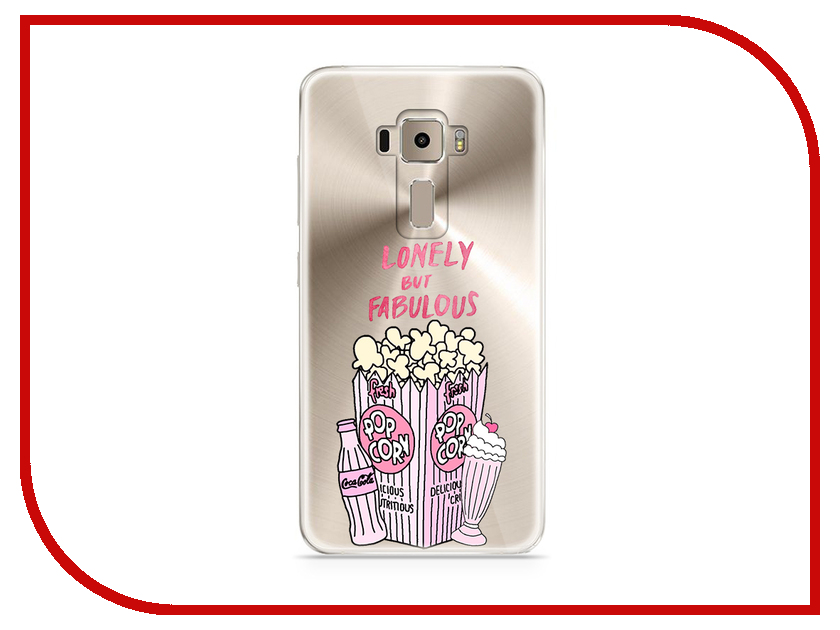 фото Аксессуар Чехол Asus ZenFone 3 ZE520KL With Love. Moscow Silicone Popcorn 5909