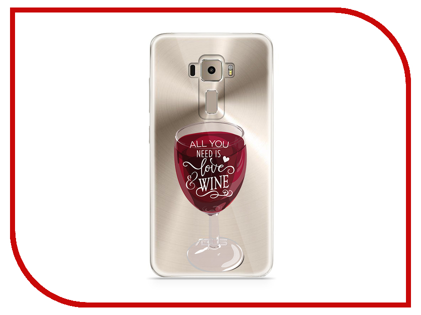 фото Аксессуар Чехол Asus ZenFone 3 ZE520KL With Love. Moscow Silicone Wineglass 5916