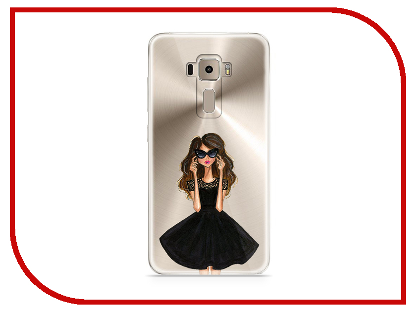 фото Аксессуар Чехол Asus ZenFone 3 ZE520KL With Love. Moscow Silicone Girl in Dress 5921