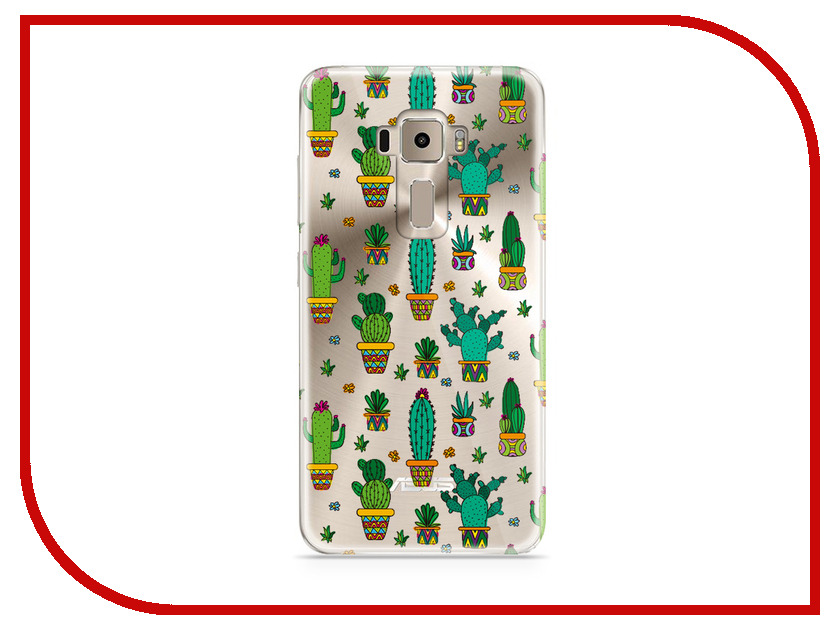 фото Аксессуар Чехол Asus ZenFone 3 ZE520KL With Love. Moscow Silicone Cactus 5924