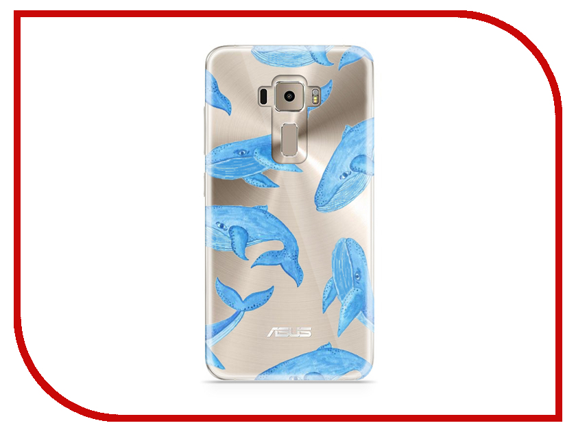 фото Аксессуар Чехол Asus ZenFone 3 ZE520KL With Love. Moscow Silicone Whales 5927