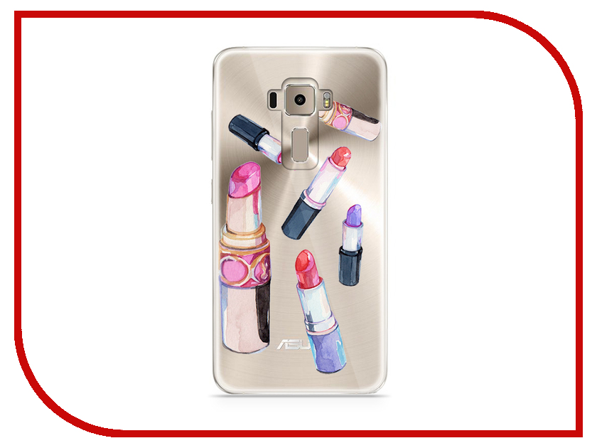 фото Аксессуар Чехол Asus ZenFone 3 ZE520KL With Love. Moscow Silicone Lipsticks 5940