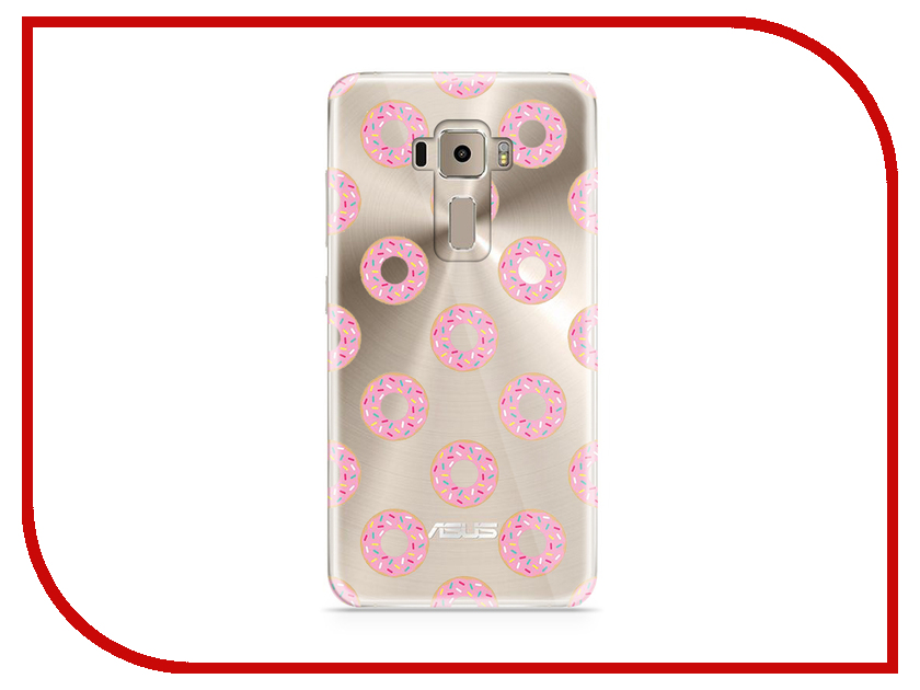 фото Аксессуар Чехол Asus ZenFone 3 ZE520KL With Love. Moscow Silicone Donuts 5941