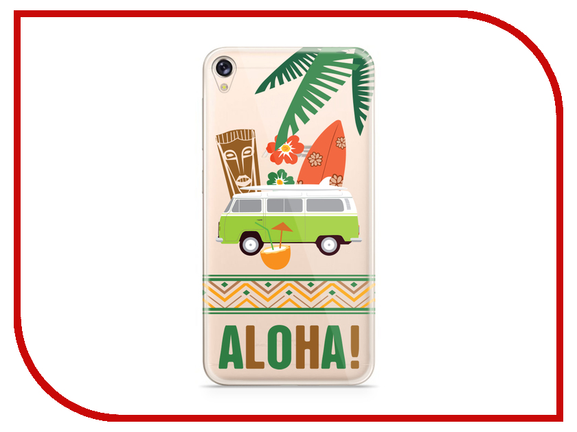 фото Аксессуар Чехол Asus ZenFone Live ZB501KL With Love. Moscow Silicone Aloha 5952