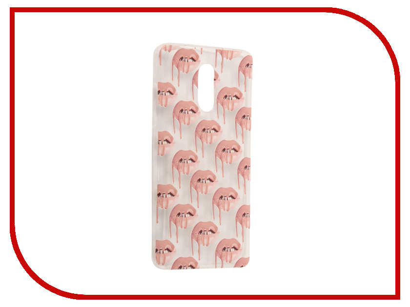 фото Аксессуар Чехол Xiaomi Redmi Pro With Love. Moscow Silicone Lips 2 6087