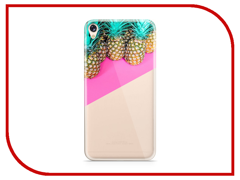 фото Аксессуар Чехол Asus ZenFone Live ZB501KL With Love. Moscow Silicone Pineapples 2 5967
