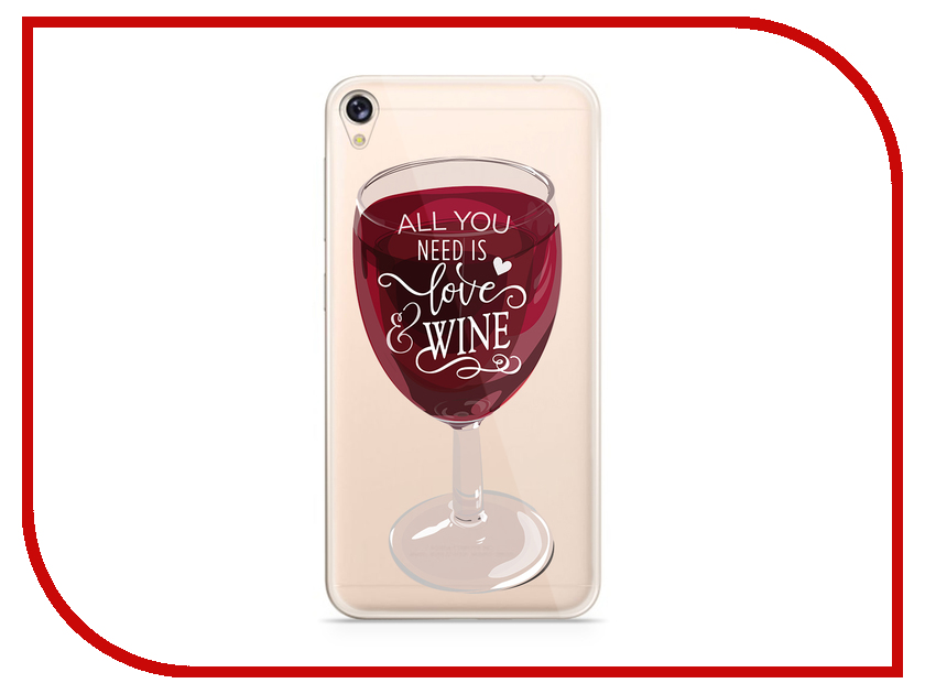 фото Аксессуар Чехол Asus ZenFone Live ZB501KL With Love. Moscow Silicone Wineglass 5972