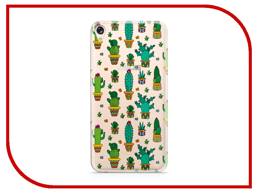 фото Аксессуар Чехол Asus ZenFone Live ZB501KL With Love. Moscow Silicone Cactus 5980