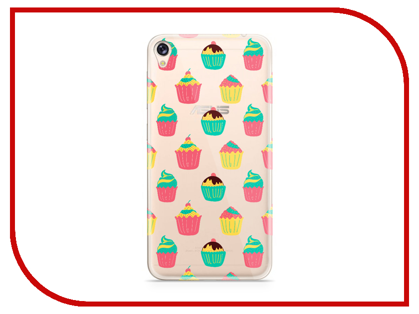 фото Аксессуар Чехол Asus ZenFone Live ZB501KL With Love. Moscow Silicone Cupcakes 5981