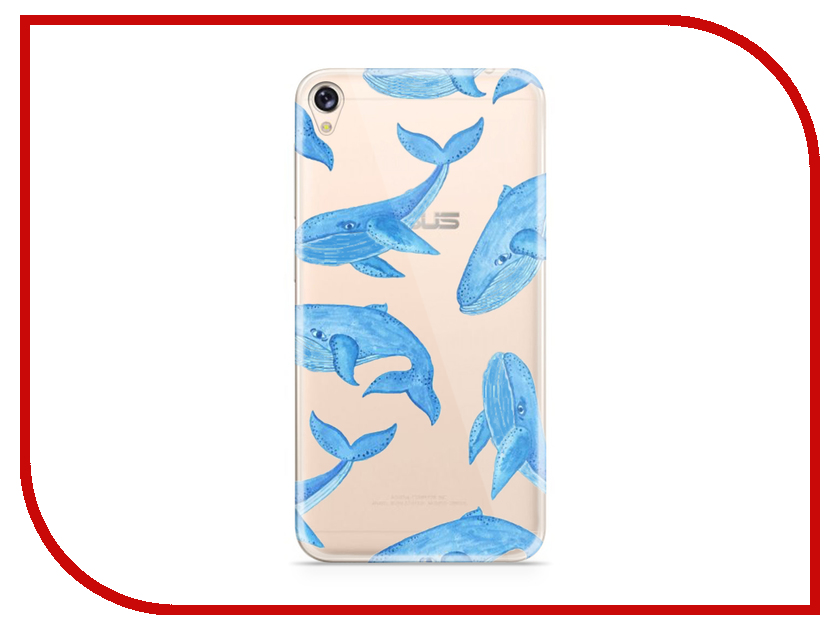 фото Аксессуар Чехол Asus ZenFone Live ZB501KL With Love. Moscow Silicone Whales 5983