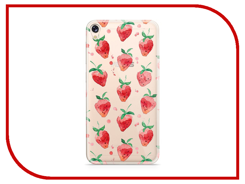 фото Аксессуар Чехол Asus ZenFone Live ZB501KL With Love. Moscow Silicone Strawberry 5984