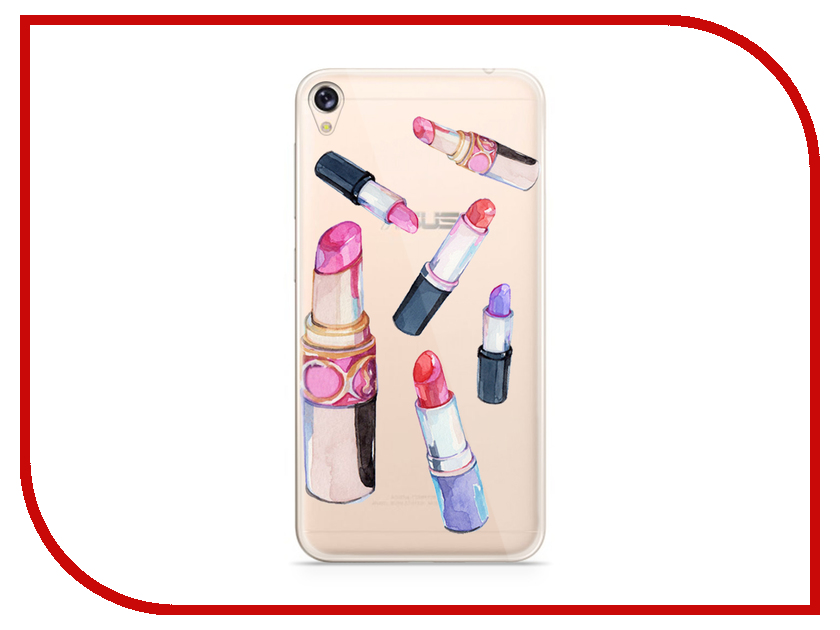 фото Аксессуар Чехол Asus ZenFone Live ZB501KL With Love. Moscow Silicone Lipsticks 5996