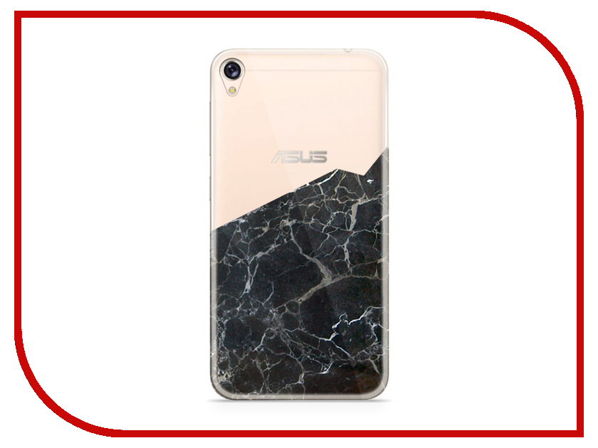 фото Аксессуар Чехол Asus ZenFone Live ZB501KL With Love. Moscow Silicone Black Marble 2 6006