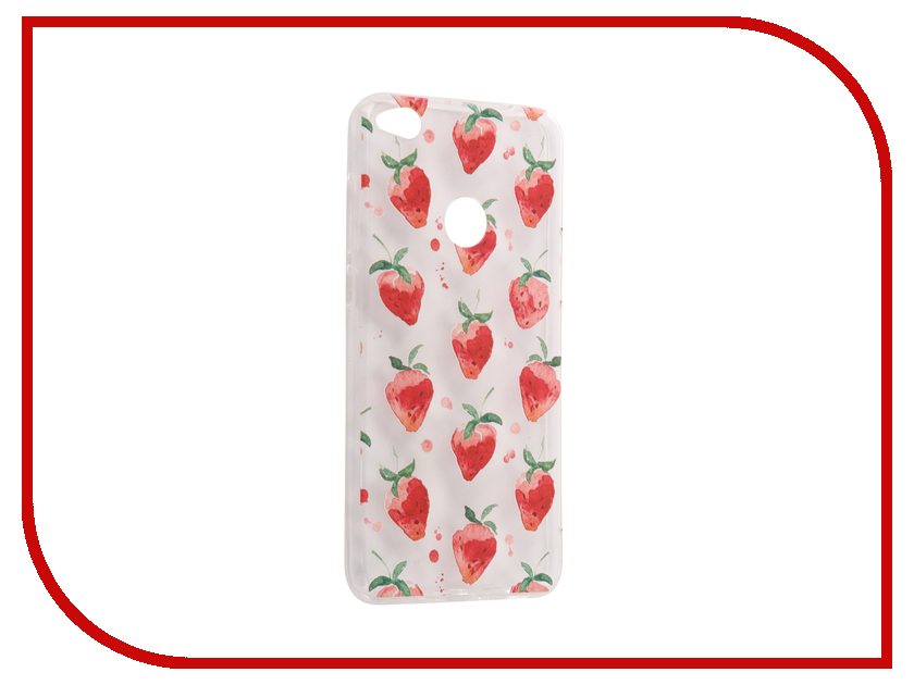 фото Аксессуар Чехол Huawei Honor 8 Lite / 8 Lite 2017 With Love. Moscow Silicone Strawberry 6208