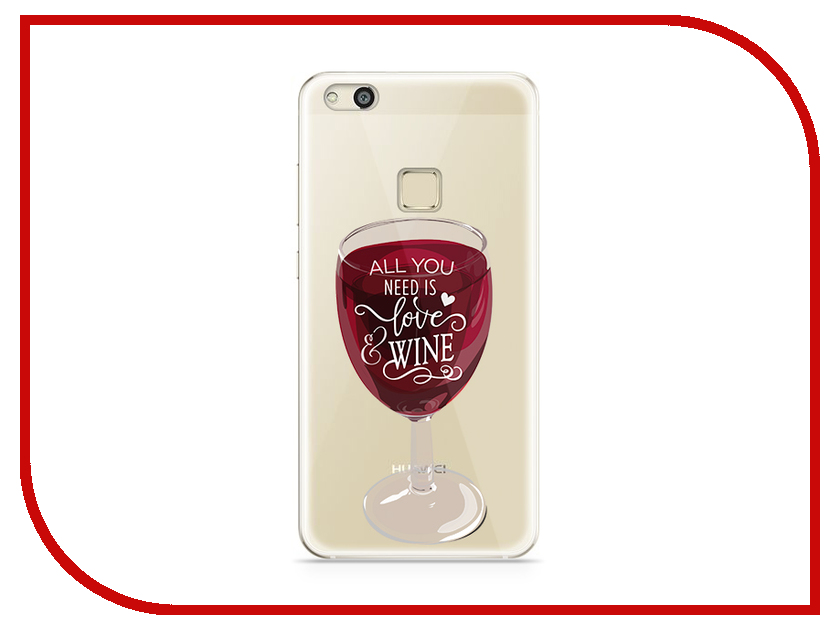 фото Аксессуар Чехол Huawei P10 Lite With Love. Moscow Silicone Wineglass 6308