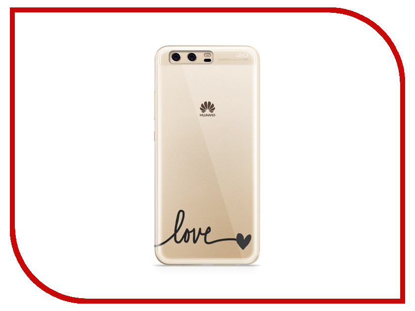 фото Аксессуар Чехол Huawei P10 Plus With Love. Moscow Silicone Love 6352