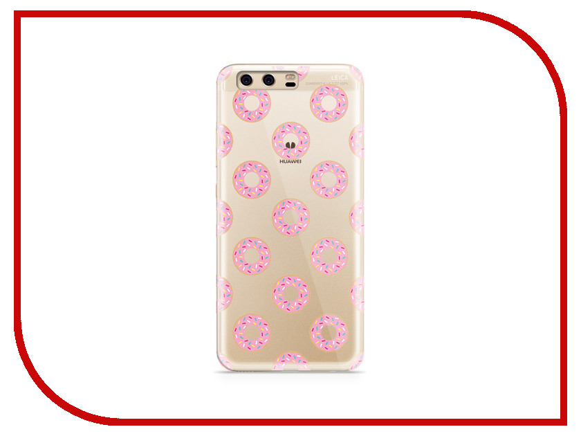 фото Аксессуар Чехол Huawei P10 Plus With Love. Moscow Silicone Donuts 6389