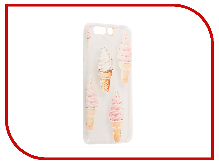 фото Аксессуар Чехол Huawei P10 With Love. Moscow Silicone Ice Cream 6405