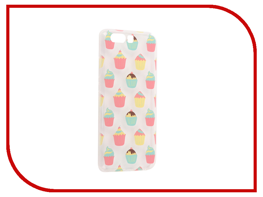 фото Аксессуар Чехол Huawei P10 With Love. Moscow Silicone Cupcakes 6429