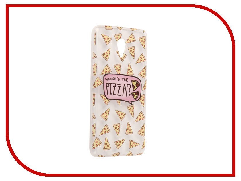 фото Аксессуар Чехол Meizu M3 Note With Love. Moscow Silicone Pizza 6524