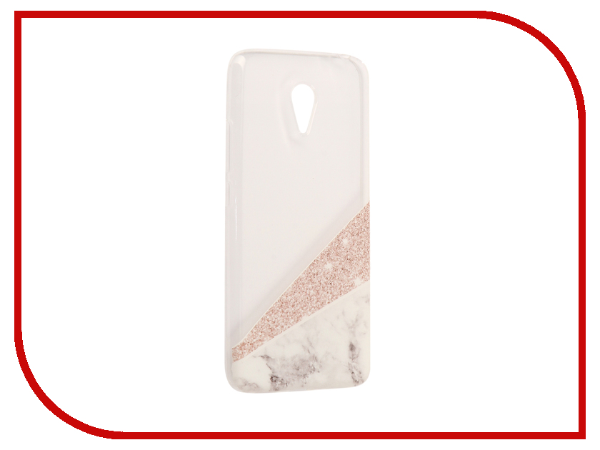фото Аксессуар Чехол Meizu M3 Note With Love. Moscow Silicone Marble 6553