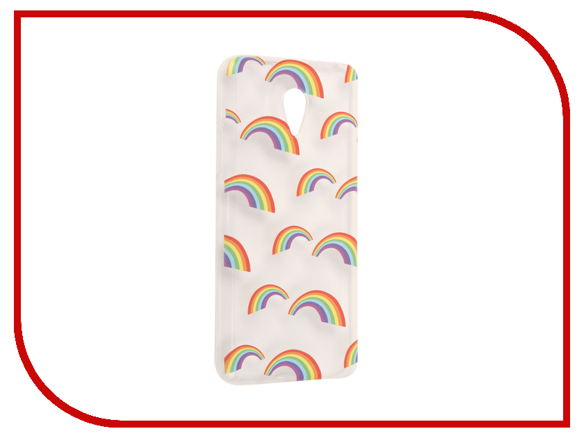 фото Аксессуар Чехол Meizu M3 Note With Love. Moscow Silicone Rainbow 6558