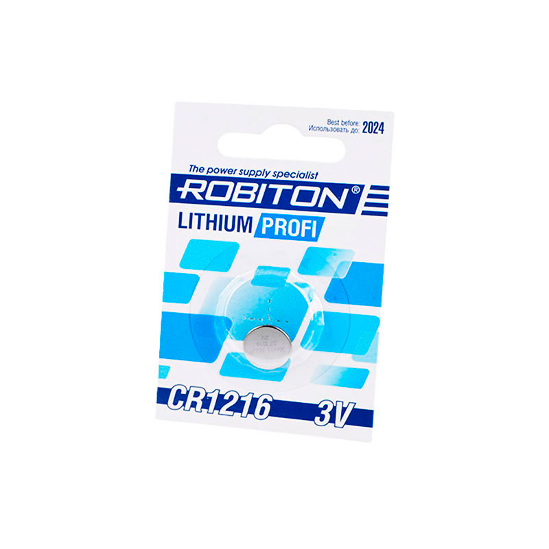 

Батарейка CR1216 - Robiton Profi R-CR1216-BL1 14626, CR1216
