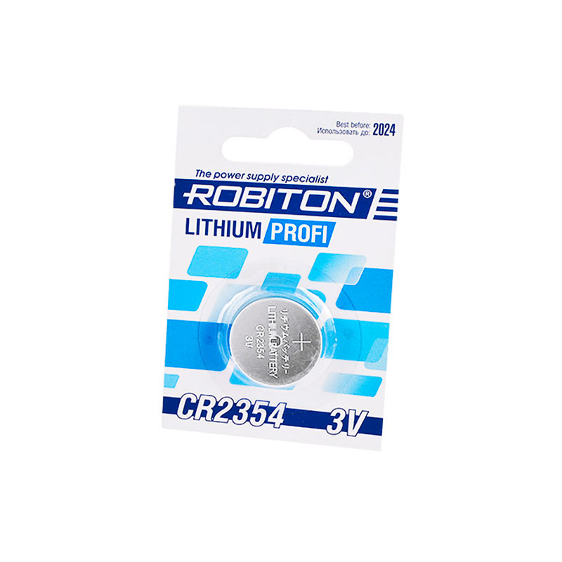 Батарейка CR2354 - Robiton Profi R-CR2354-BL1 14631 батарейка robiton profi r cr2016 3 в bl1