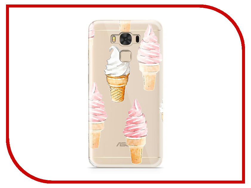 фото Аксессуар Чехол ASUS ZenFone 3 Max ZC553KL With Love. Moscow Silicone Ice Cream 7189