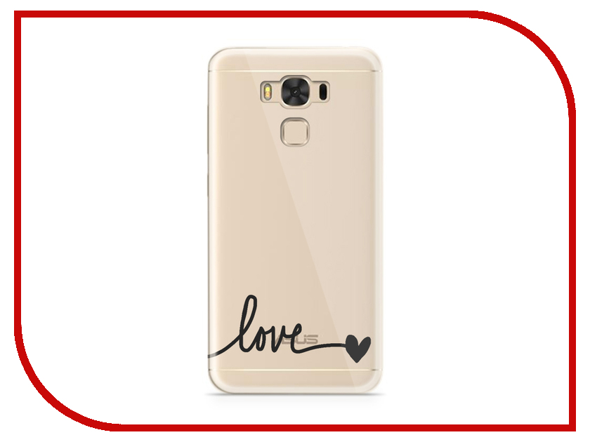 фото Аксессуар Чехол ASUS ZenFone 3 Max ZC553KL With Love. Moscow Silicone Love 7192