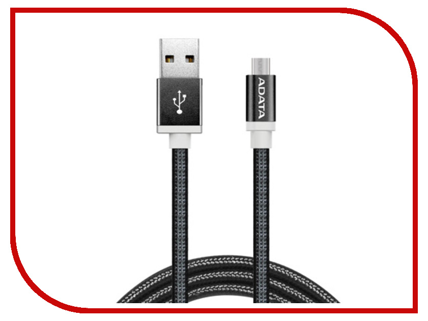 

Аксессуар ACD Adata microUSB-USB 1m Black AMUCAL-100CMK-CBK