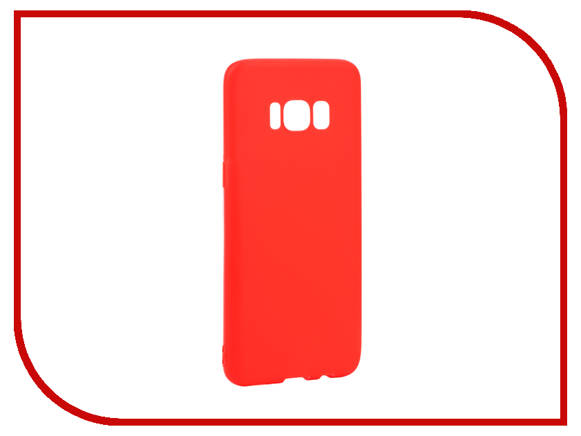 фото Аксессуар Чехол Samsung Galaxy S8 Zibelino Soft Matte Red ZSM-SAM-S8-RED