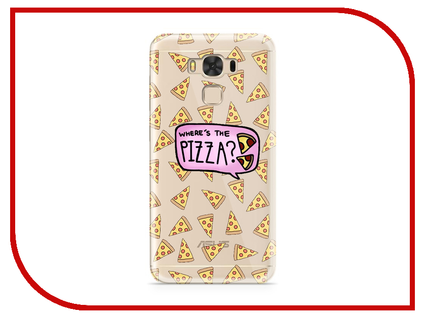фото Аксессуар Чехол ASUS ZenFone 3 Max ZC553KL With Love. Moscow Silicone Pizza 7196