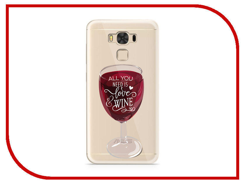 фото Аксессуар Чехол ASUS ZenFone 3 Max ZC553KL With Love. Moscow Silicone Wineglass 7204
