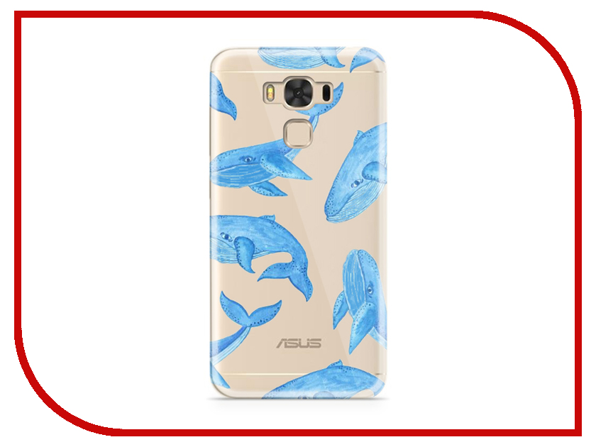 фото Аксессуар Чехол ASUS ZenFone 3 Max ZC553KL With Love. Moscow Silicone Whales 7215