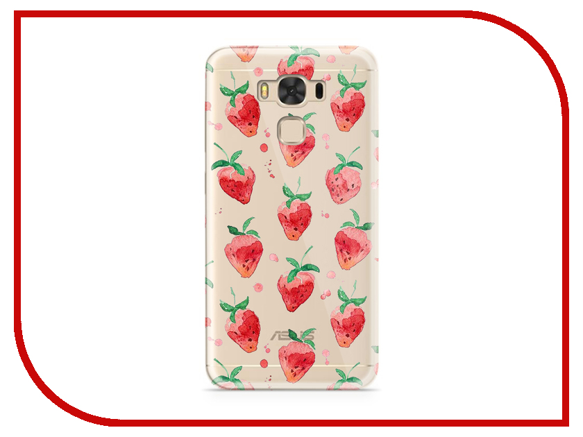 фото Аксессуар Чехол ASUS ZenFone 3 Max ZC553KL With Love. Moscow Silicone Strawberry 7216