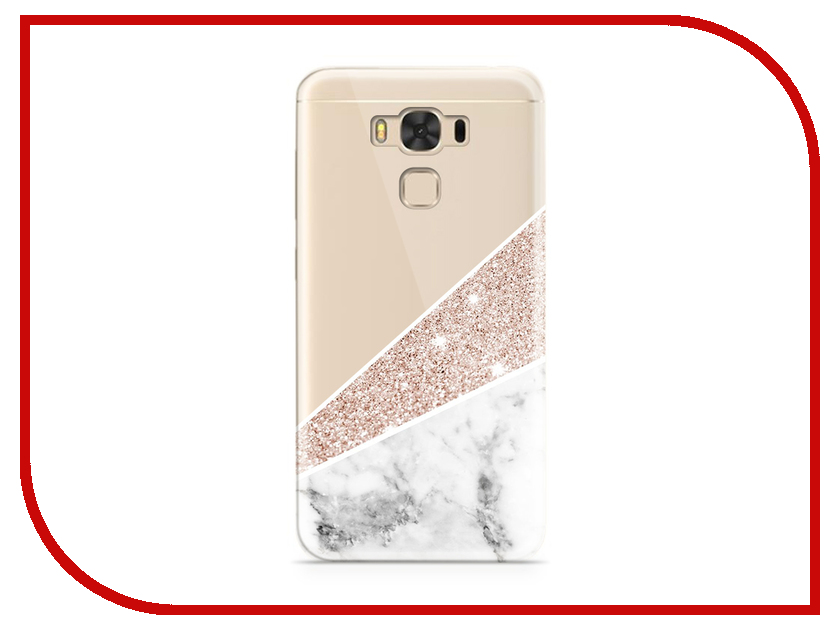 фото Аксессуар Чехол ASUS ZenFone 3 Max ZC553KL With Love. Moscow Silicone Marble 7225