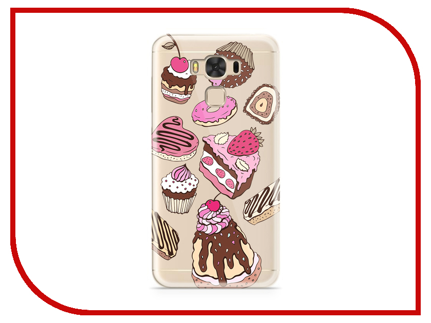 фото Аксессуар Чехол ASUS ZenFone 3 Max ZC553KL With Love. Moscow Silicone Sweets 7231