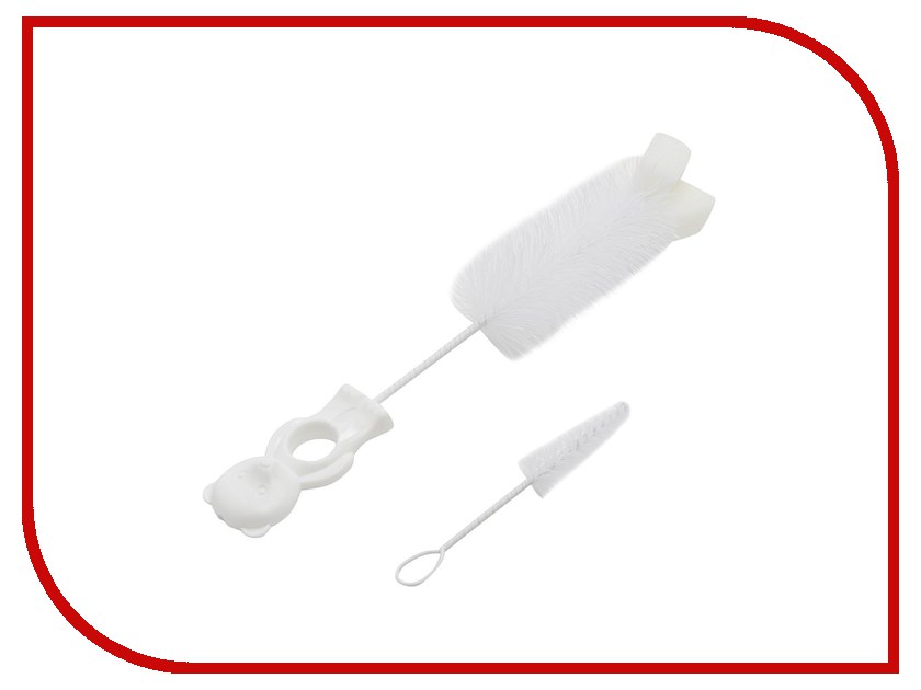 

Ершик для мытья бутылочек и сосок с губкой Canpol 2/410 White 250930539